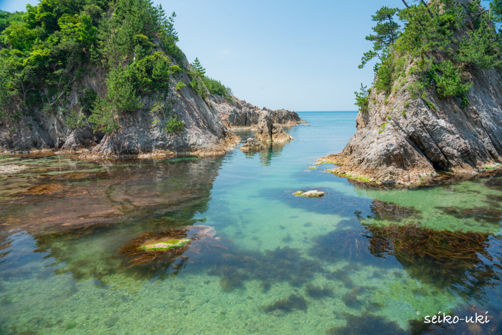 浦富海岸 鴨ヶ磯